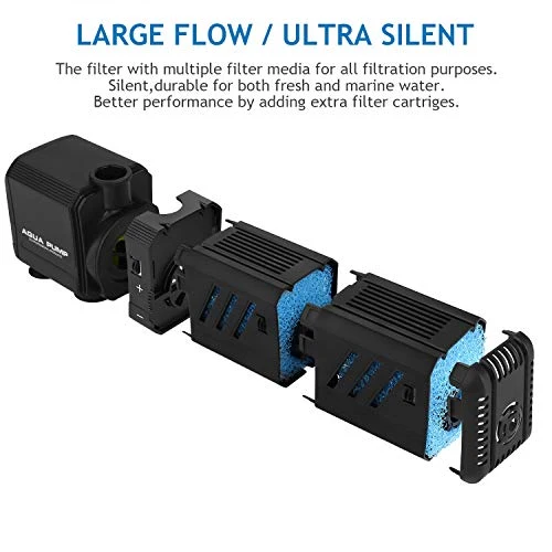 NO.17 Filtro interno acquario 15W, filtro per 1500L/H, 15W