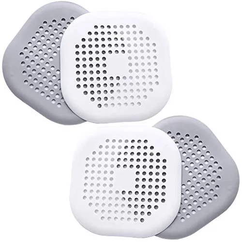 ROBAKO Filtro per Lavello in Silicone/Coperchi di Scarico Doccia/Adatto...