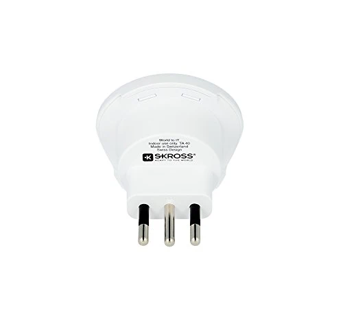 Skross by Poly Pool PP0444 Adattatore da Viaggio Italia con Spina Standard...