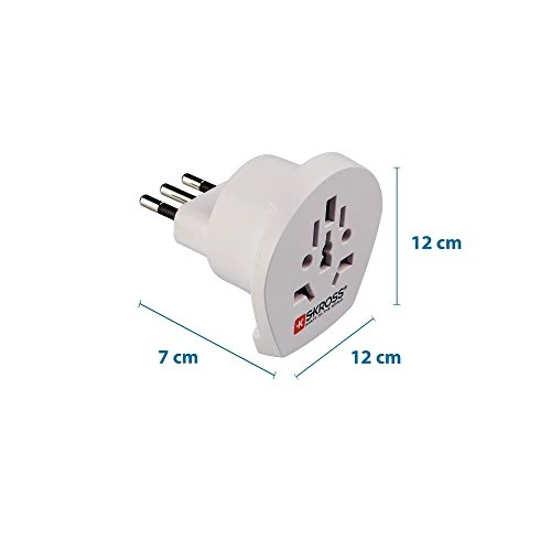 Skross by Poly Pool PP0444 Adattatore da Viaggio Italia con Spina Standard...