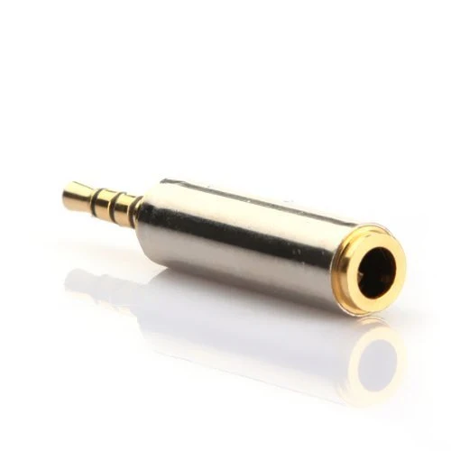 (2 Pack) Gold Plated 2.5mm Male to 3.5mm Oro 2.5 mm maschio a Femmina
