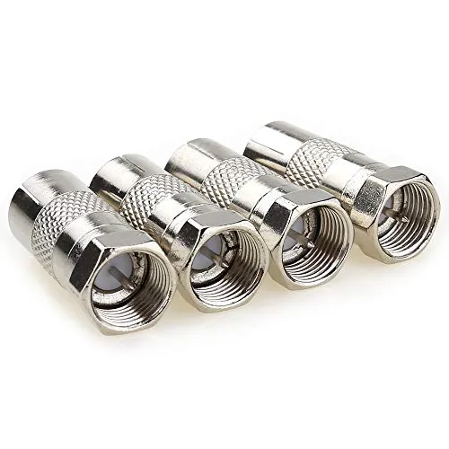 JEEUE 4PCS Presa femmina RF a tipo F Convertitore adattatore TV f - F m -4P