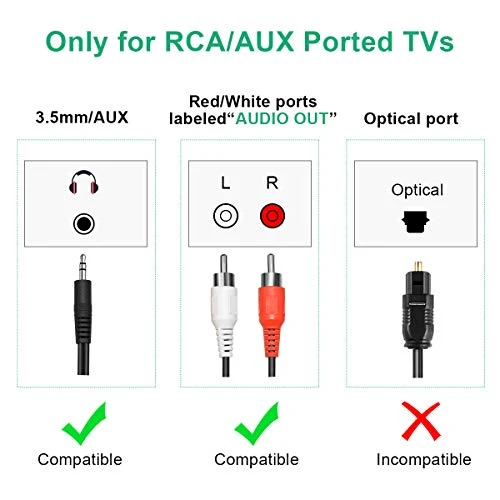 Carpuride Trasmettitore Bluetooth per cuffie TV PC bluetooth transmitter-1