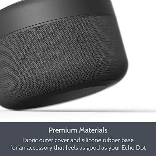 Batteria per Echo Dot 3a Generazione - Base Portatile 12 Ore di Nero