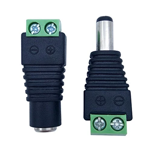 MZMing [12 Paia] 12V Maschio Femmina Connettori Elettrici DC Adattatore...
