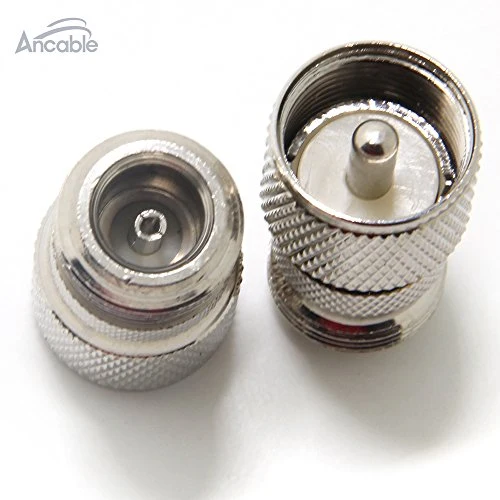 Ancable confezione da 2 Connettore UHF/PL-259 maschio a femmina N