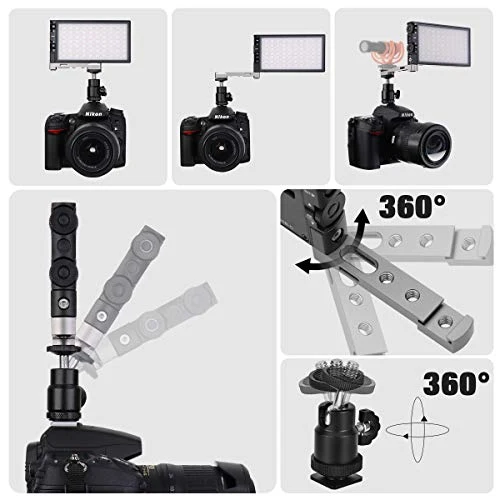 Pixel G1s RGB LED - Luce video integrata, 12 W, luce video, colore pieno e...
