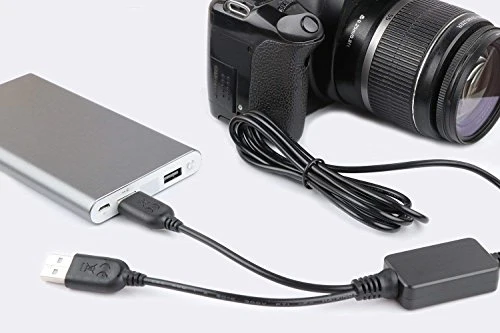 [Versione aggiornata] DR-E6 Batteria fittizia accoppiatore CC PACK-E6...