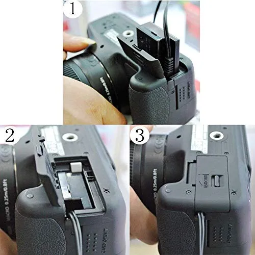 ACK-E8 - Adattatore di alimentazione CA per fotocamere Canon EOS Rebel T5i...