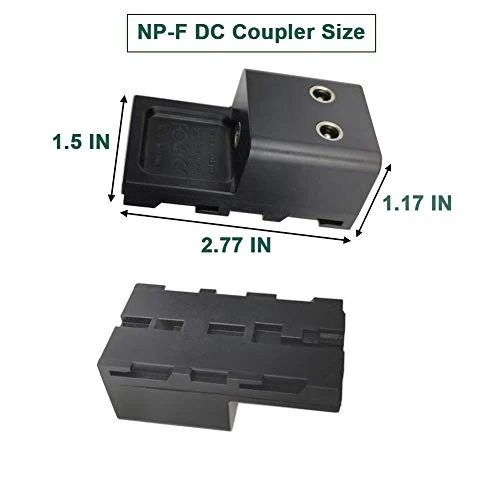 NP-F970 F960 F750 F550 Distributore di Alimentazione, Adattatore Batteria...