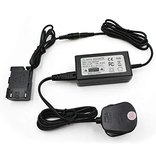 ACK-E6 - Kit caricabatterie di ricambio per Canon EOS 70D 7D, 60D 6D,...