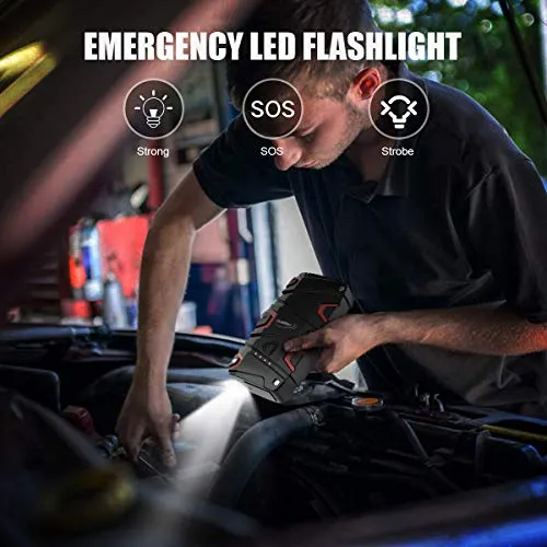 YABER Avviatore Emergenza per Auto, 1200A 15000mAh Batteria Auto...