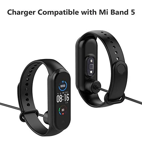 Hianjoo [2 Packs Cavo di Ricarica USB Compatibile per Xiaomi Mi Band 5,...