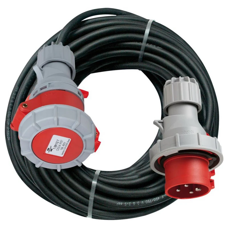 Prolunga nera Brennenstuhl H07RN-F 4G2,5 CEE IP67 25m