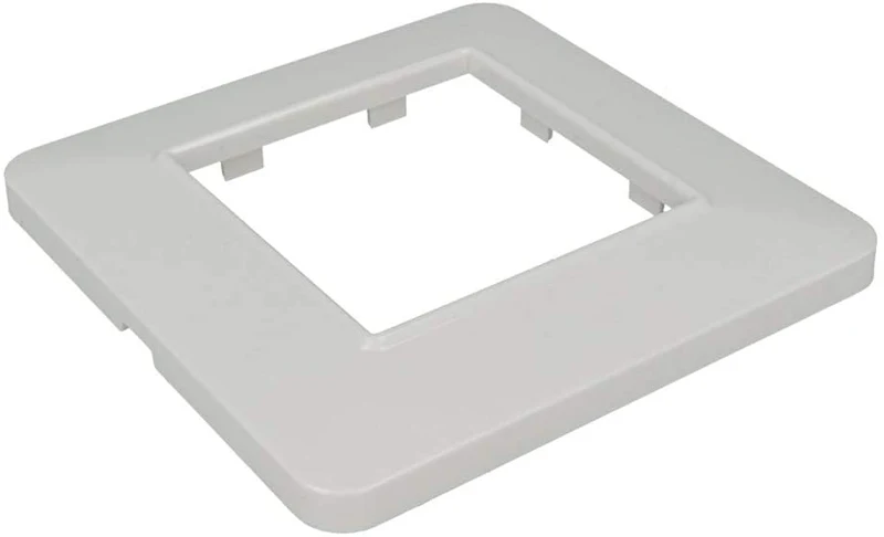 SANDASDON SD78002 SANDASDON Placca Basic 2M Bianco Compatibile Vimar Plana