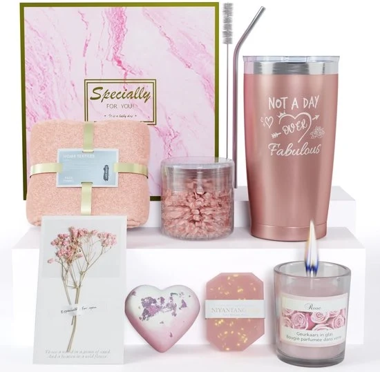 Regali per donne, regali di compleanno per amiche, sorelle, mogli, madri, San Valentino, Madrelingua, regali di Natale, set di tazze in acciaio inossidabile da 20 oz