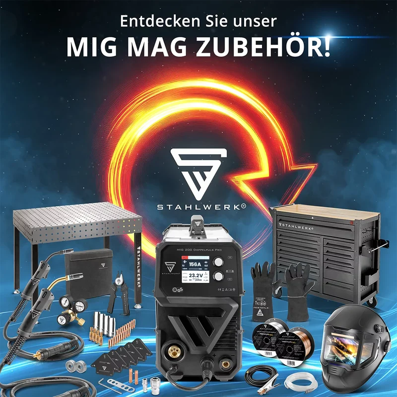 STAHLWERK MIG MAG Premium Aluminium Schweißdraht / Drahtrolle ER4043 Si5 1,2 mm S200/D200 2 kg für Aluminium-Schweißarbeiten mit Schutzgas