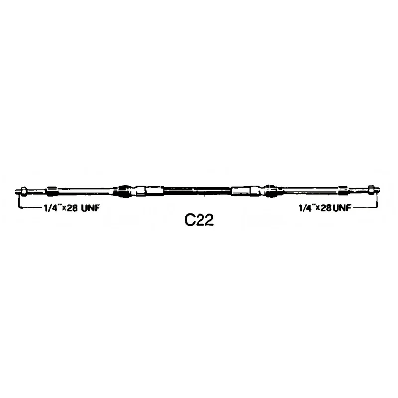 Cavo telecomando Ultraflex C22 per uso professionale