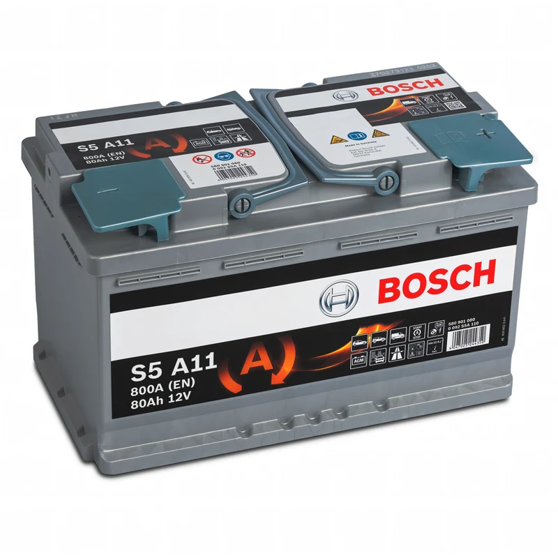 Batteria Servizi AGM Bosch S5 A11 12V 80Ah