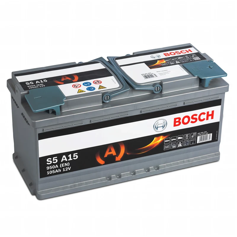 Batteria Servizi AGM Bosch S5 A15 12V 105Ah