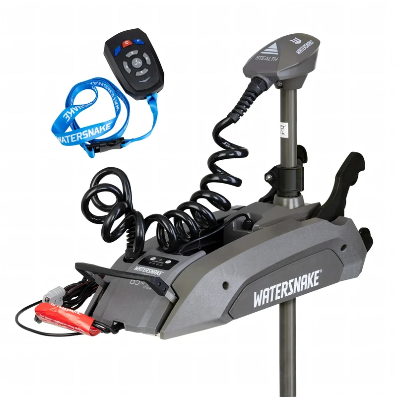 Motore Elettrico Watersnake Stealth 54 lb 12V da Prua con Telecomando