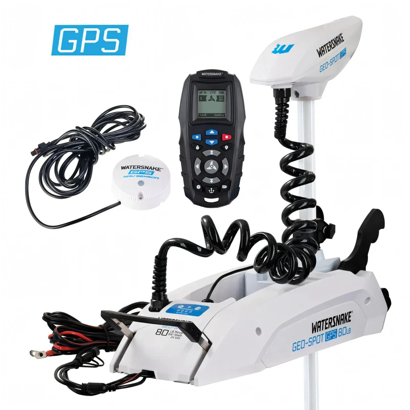 Motore Elettrico Watersnake GEO-SPOT GPS 110 lb 36V Gambo 87" con NavSensor