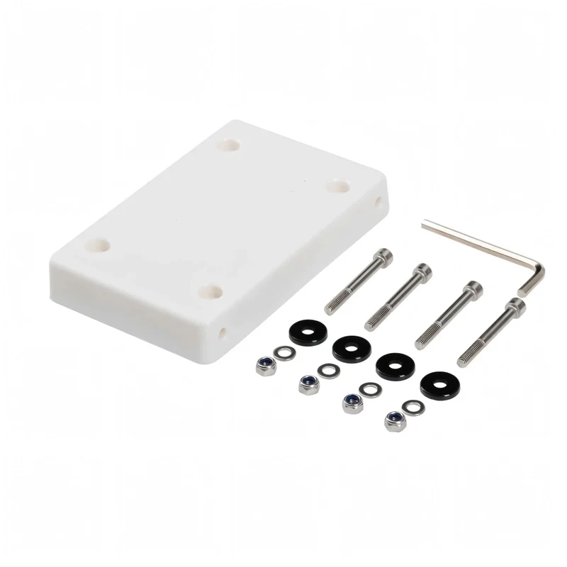 Supporto a Sgancio Rapido Lato Barca in Nylon Bianco per Motori Elettrici
