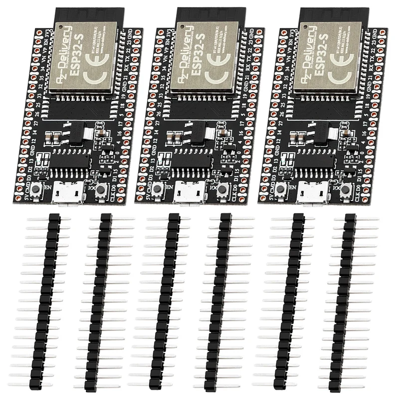 ESP32S Dev Kit C V4 NodeMCU WLAN Development Board unsoldered compatible with Arduino (successor module of ESP32S Dev Kit C)