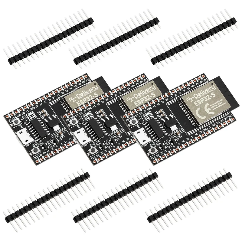 ESP32S Dev Kit C V4 NodeMCU WLAN Development Board unsoldered compatible with Arduino (successor module of ESP32S Dev Kit C)