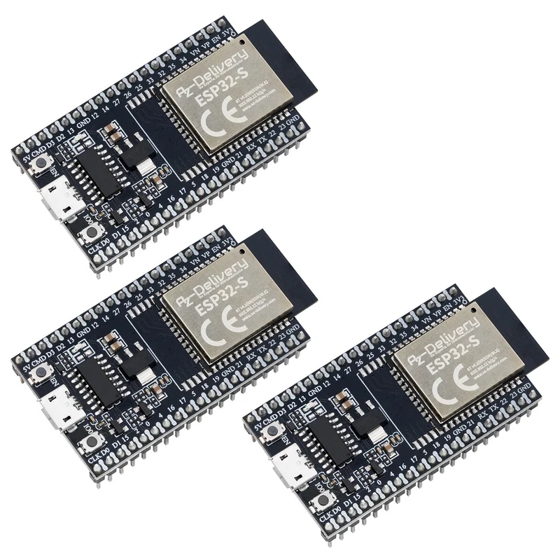 ESP32S Dev Kit C V4 NodeMCU WLAN Development Board compatible with Arduino (successor module of ESP32S Dev Kit C V2)