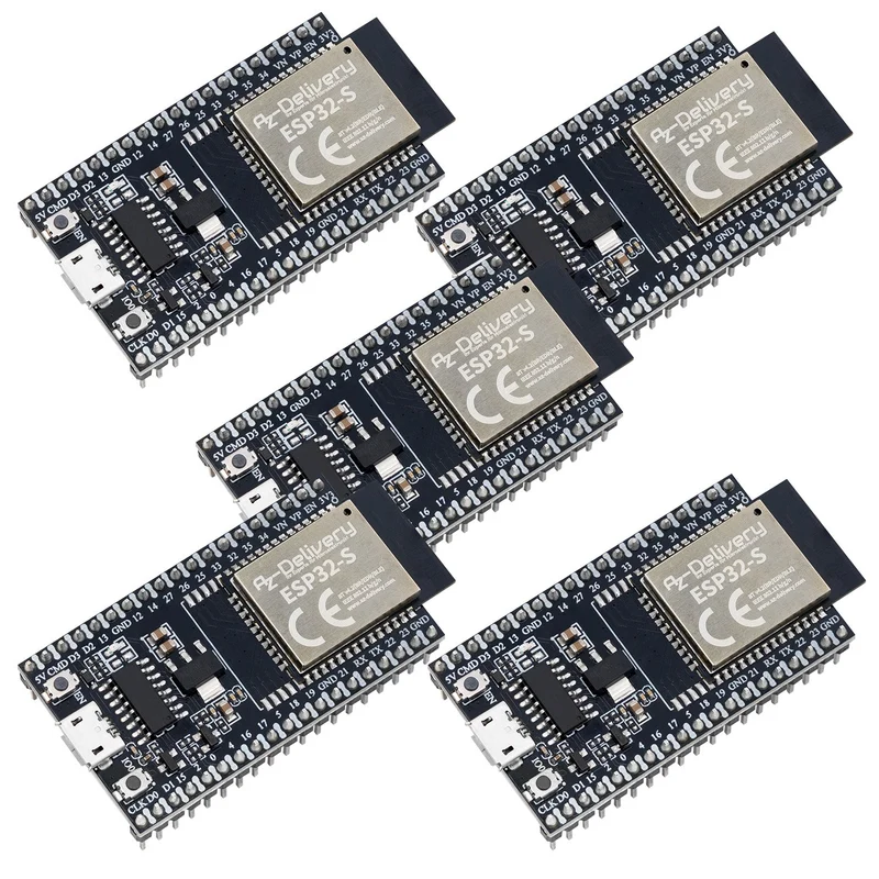 ESP32S Dev Kit C V4 NodeMCU WLAN Development Board compatible with Arduino (successor module of ESP32S Dev Kit C V2)