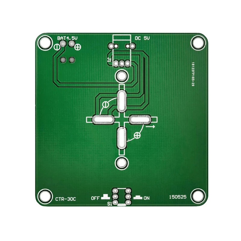 DIY LED Christmas tree kit for soldering with colorful flashing lights