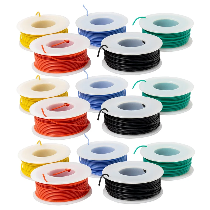 Ultra Flexible Tinned Copper Cable Switching Strands Kit Temperature Resistant with Silicone Sheathing