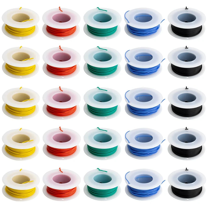 Ultra Flexible Tinned Copper Cable Switching Strands Kit Temperature Resistant with Silicone Sheathing