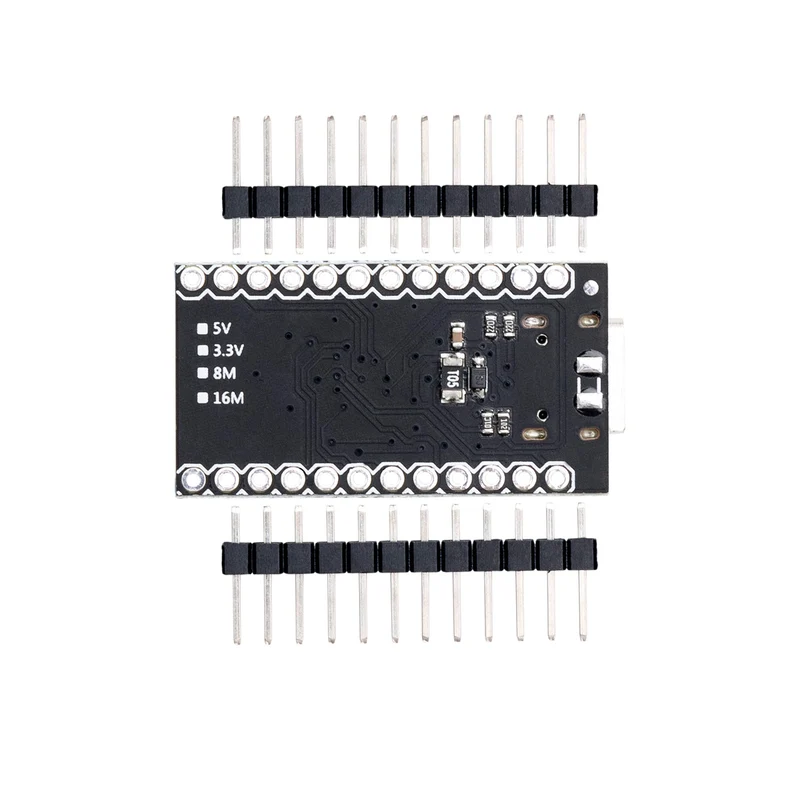 AZ-ProMicro-Board ATMEGA32U4 5V/16MHZ Development Board Microcontroller Module with Bootloader IDE Development Board with 2 Row Pin Header USB C