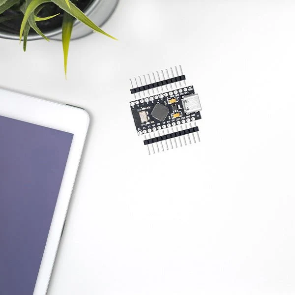 AZ-ProMicro-Board ATMEGA32U4 5V/16MHZ Development Board Microcontroller Module with Bootloader IDE Development Board with 2 Row Pin Header USB C