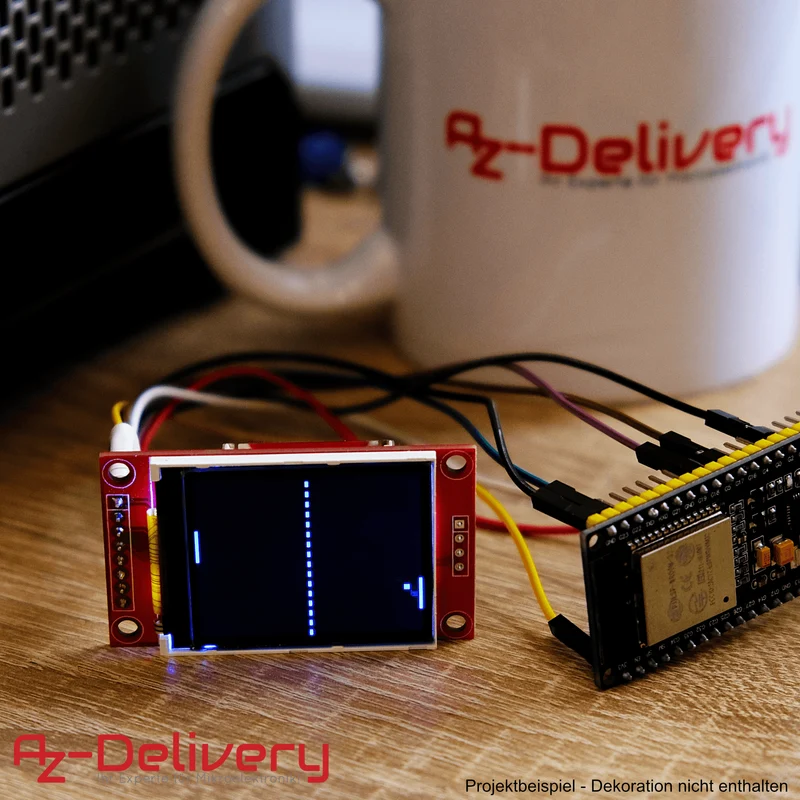 Operating the 1.8" TFT display on the ESP32 Dev Kit C
