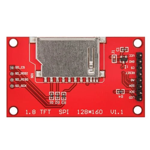 Operating the 1.8" TFT display on the ESP32 Dev Kit C