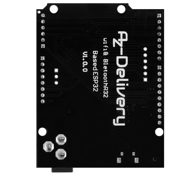 AZDelivery ESP32 NodeMCU D1 R32 WLAN development board with CH340G and WiFi + Bluetooth IoT with micro USB compatible with Arduino including e-book.