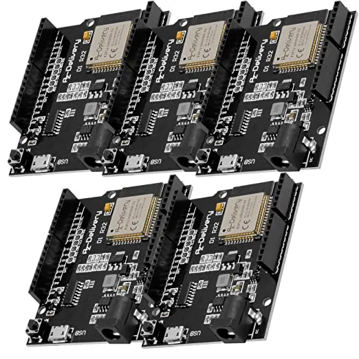 AZDelivery ESP32 NodeMCU D1 R32 WLAN development board with CH340G and WiFi + Bluetooth IoT with micro USB compatible with Arduino including e-book.