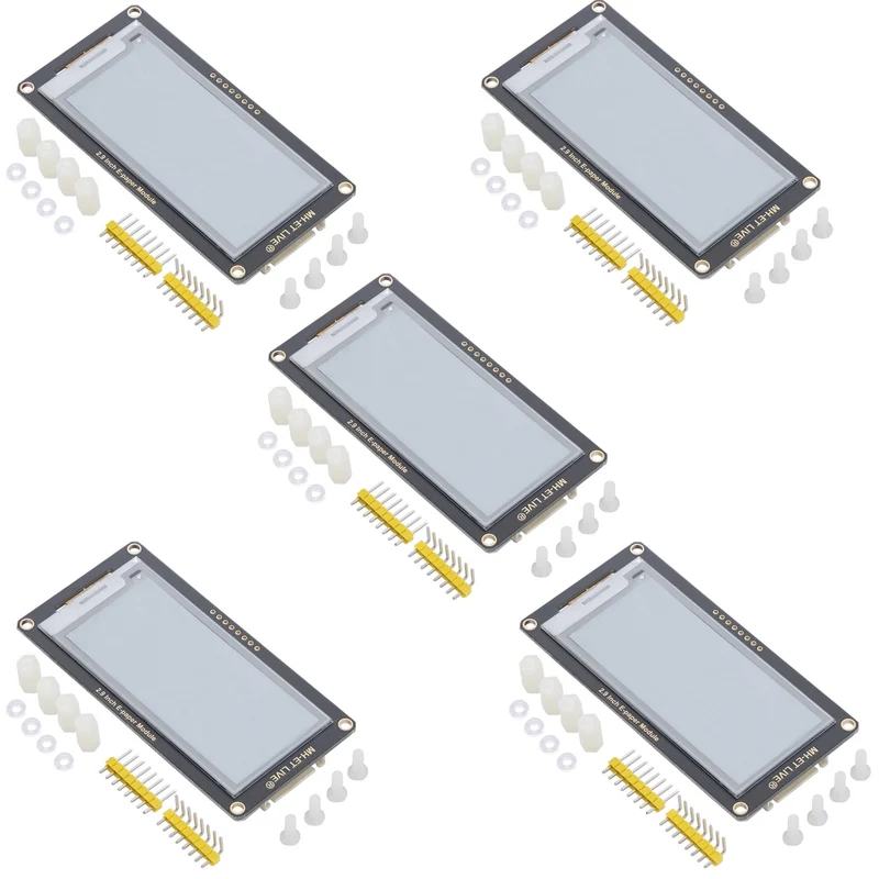 "2.9 inch EPAPER Display Module, 296x128 E-link display module, low power consumption, SPI Support, compatible with Control boards and 3.3V/5V MCU interface