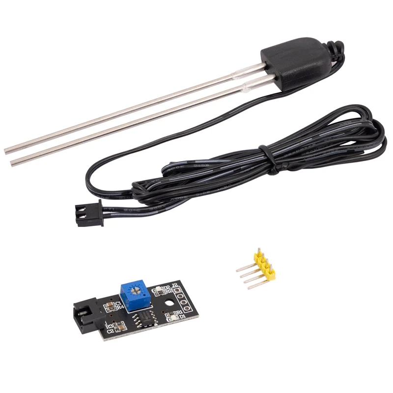 Soil moisture sensor, moisture detector and plant moisture measuring device with corrosion-resistant probe for automatic irrigation system compatible with Arduino and Raspbery Pi