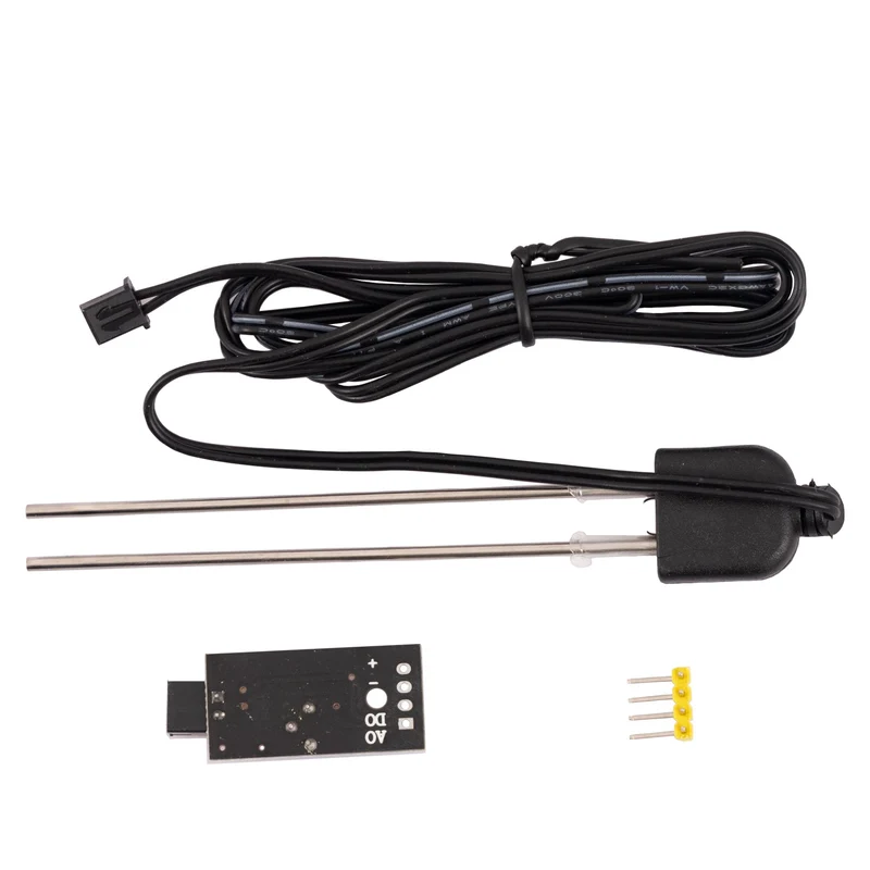Soil moisture sensor, moisture detector and plant moisture measuring device with corrosion-resistant probe for automatic irrigation system compatible with Arduino and Raspbery Pi