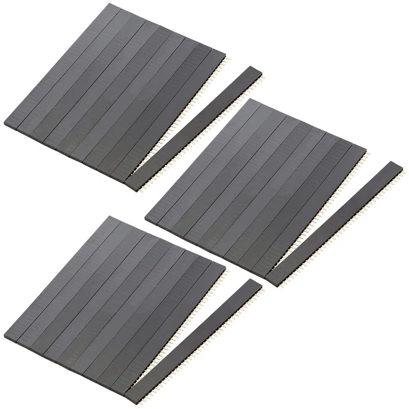 40-PIN Header Single Row Straight Sockets or pen strips compatible with Arduino