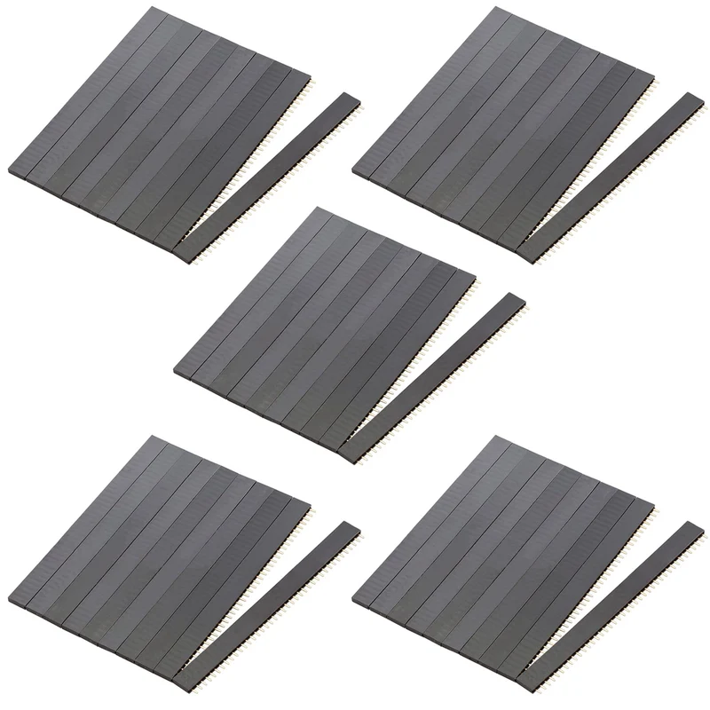 40-PIN Header Single Row Straight Sockets or pen strips compatible with Arduino