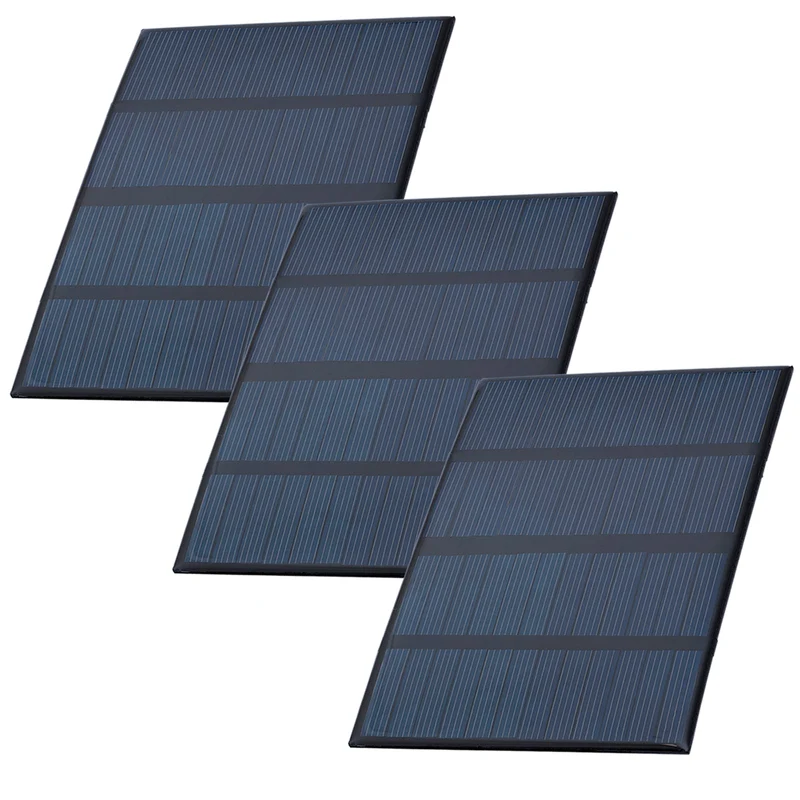 Solar Panel 5V 1.5W Waterproof Polysilicon Mini Solar Module for Charging Batteries and Devices
