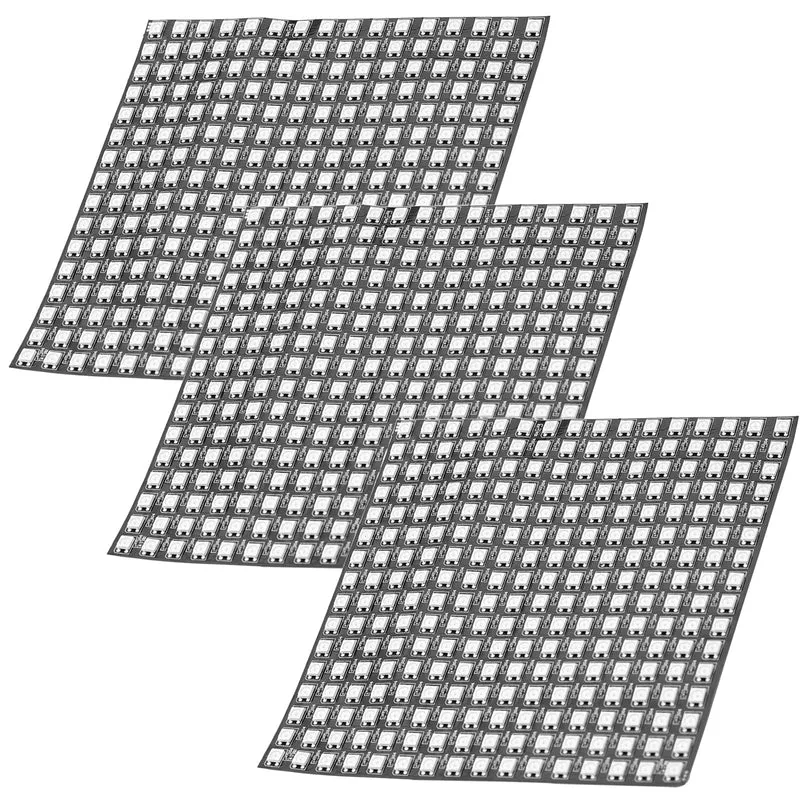 RGB LED Panel WS2812B 16x16 256 LEDs Flexible Led Module 5050SMD IC Single Addressable Full Color with DC5V Compatible with Raspberry Pi