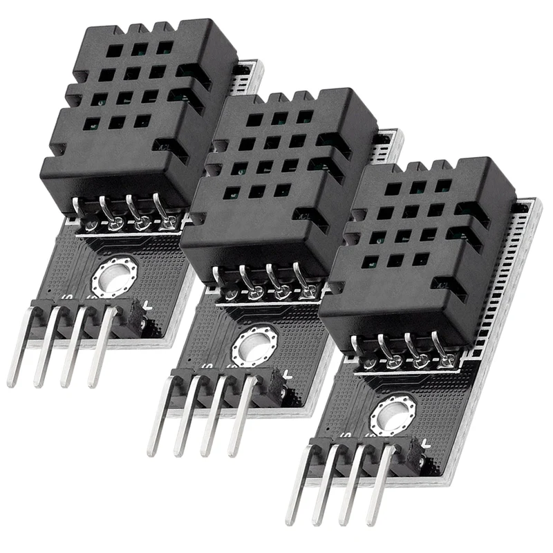 DHT20 Digital temperature sensor and air humidity sensor with I2C interface 2.5V to 5.5V Compatible with Raspberry Pi board for DIY microelectronics projects