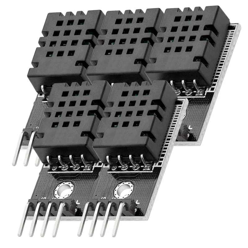 DHT20 Digital temperature sensor and air humidity sensor with I2C interface 2.5V to 5.5V Compatible with Raspberry Pi board for DIY microelectronics projects