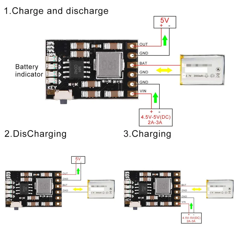 Cordless charging board integrated module DIY PCB Board 5V (6 pieces)